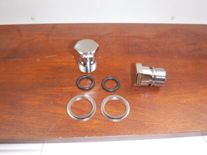 Two (2) NEW Kawasaki 44041-021 Fork Top Bolts H1 Mach III with Washers & 0-rings 69-72 Models