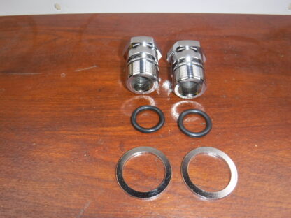 Two (2) NEW Kawasaki 44041-021 Fork Top Bolts H1 Mach III with Washers & 0-rings 69-72 Models - Image 3