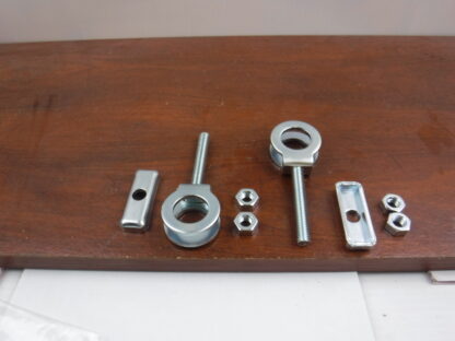 Kawasaki H2 750 / 1972 / 1973 Set of Two Chain Adjusters and Two End Plates